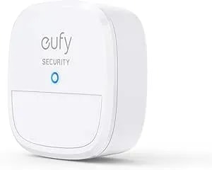 Eufy Security Motion Sensor, Home Alarm System, 100° Coverage, 30 Ft Detection Range, 2-Year Battery Life, Adjustable Sensitivity, Homebase Required, Optional 24/7 Protection Service, Home Security
