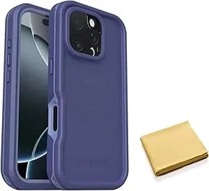 Otterbox Fre Series Waterproof Case For Iphone 16 Pro Max - Magsafe Compatible - Cleaning Cloth Included - Non Retail Packaging - Violet Valley