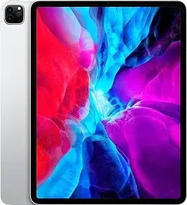 Apple 2020 Ipad Pro 12.9-Inch, Wi-Fi + Cellular, 1tb - Silver, 4th Generation (Renewed)
