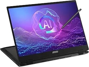 Msi Summit a16 Ai+ (2024) 16” Qhd+ 165hz 2-In-1 Touchscreen Laptop: Amd Ryzen Ai 9-365, Radeon Graphics, 32gb lpddr5x, 1tb Nvme Ssd, 360 Flip, Pen, Win 11 Home: Ink Black a3hmtg-015us