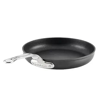 Hestan Titum Fusion 9.5-Inch Nonstick Skillet, Double Impact Stainless Steel Base & Aluminum Body, Induction Compatible, Made Without Pfoas