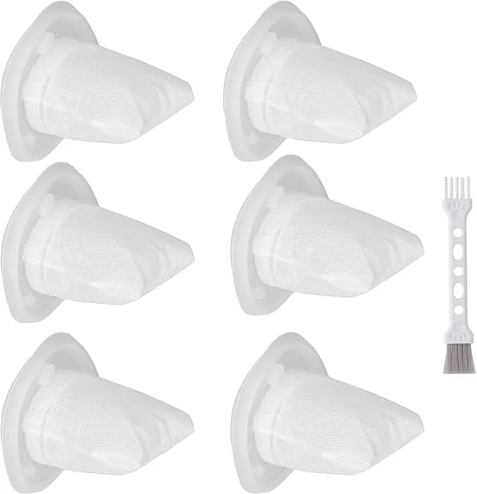 hnvcf10 Replacement Filters For Black And Decker Dustbuster Hand Vacuums - Compatible hnvc215b10, hnv215b12, hnvc215bw52, hnvc115j06, hnvc115b22, hnvc220bcz01, hnvc220bcp07 Series Filter (6 Pack)