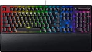 Razer Blackwidow v3 Mechanical Gaming Keyboard: Green Mechanical Switches Tactile & Clicky - Chroma Rgb - Compact Form Factor - Programmable Macros - Snap Tap