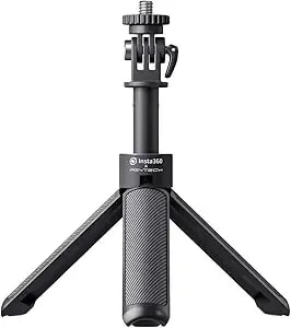 insta360 Mini 2-In-1 Tripod, Lightweight Selfie Stick And Tripod, Compatible With insta360 Ace/Go/Link/X Series, Black