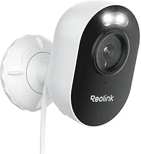 Reolink Wireless Outdoor Security Camera Lumus 2k, Upgraded 4mp Spotlight Color Night Vision, 2.4/5ghz Dual-Band Wifi Plug In Camera, Smart Person/Vehicle/Animal Detection, Two-Way Talk, Local Storage