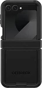 Otterbox Galaxy Z Flip6 Defender Series XT Case - Black, Screenless, Screenless, Rugged Hinge Protection, Lanyard Attachment, Powershare And Wireless Charging Compatible
