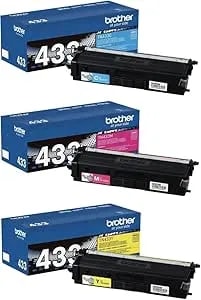 Brother HL-L8360CDW (TN433) High Yield Toner Cartridge Set Colors Only (4,000 Yield)