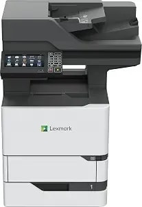 Lexmark mx721ade Monochrome Laser Printer, Integrated Duplex, 7-Inch Color Touch Screen, Energy Star, Recommended Monthly Page Volume: 5000-75000 Pages, Print Speed: Up To 65 Ppm.(25b0000)