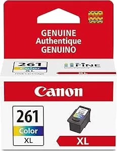 Canoncl-261 XL Genuine Color Ink Cartridge, Compatible With TS5320/6420/6420a,TR7020/7020a