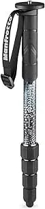 Manfrotto Element Mii 5-Section Aluminum Monopod With Wrist Strap, Black