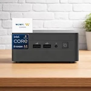 Asus Nuc 13 Pro Tall Mini Pc Desktop, Intel Core i5-13420h (Up To 4.6 Ghz), 16gb Ram, 512gb Pcie Ssd, 2× Hdmi 2.1, 2× Thunderbolt 4, Support 4k, Wi-Fi 6e, bt5.3, Ultra-Quiet, Windows 11 Pro