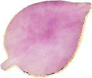 Resin Nail Art Palette, Nail Art Palette,Resin Nail Art Plate Makeup Nail Palettes Display Nail Gel Polish Colors Mixing Board Cosmetic Manicure Nail Art Palette Tray Tools Leaves Shape