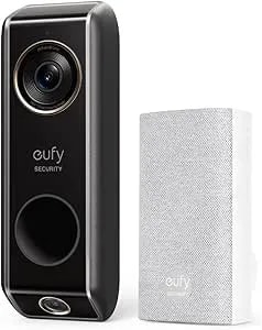 Eufy Security Video Doorbell (Wired) S330 With Chime, Dual Cam, Delivery Guard, Security Camera, 2K With HDR, No Monthly Fee, 16-24V, 30VA, Homebase NOT Supported, Motion Only Alert