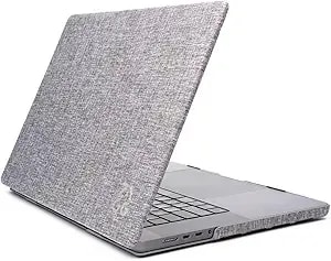 Zagg Macbook Protection Macbook Pro 13" Case - Fits m1, m2, 2020 Intel (2 & 4 Ports) Models, Fabric Finish, Two-Piece Hard Shell Snap-On, Lightweight, Scratch-Resistant, Gray