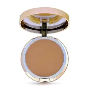 Emani Flawless Matte Powder Foundation – Mineral Compact Makeup For Sensitive Skin, Buildable Coverage, Shine Control, Long-Lasting Finish Up For Sensitive Skin And Oil Control, Soft Tan