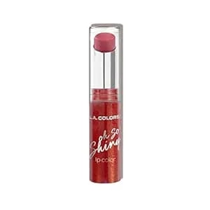 L.A. Colors L.A. Colors Glitzy Girl Oh So Shiny Lip Color, Flash cls584
