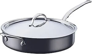 Hestan - Nanobond Collection - Stainless Steel Titanium Sauté Pan, Induction Cooktop Compatible, 5 Quart