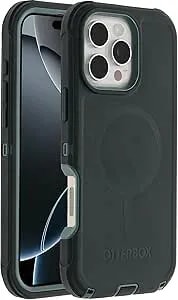 Otterbox Iphone 16 Pro Max (Only) - Defender Pro Series Magsafe Case - Sagebrush (Green) - Case Only - Built-In Magnets - Rugged & Durable - With Port Protection - Non-Retail Packaging