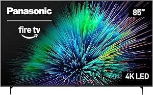 Panasonic w70 Series (2025 Model) 85" Led 4k Ultra Hd Smart Fire Tv, Press & Ask Alexa, Apple Airplay, hdr10+, Hdmi 2.1, And Bluetooth Support - 85w70bp