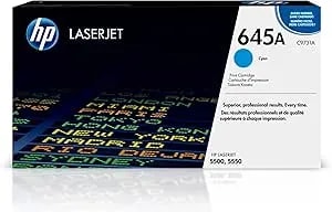 Hp 645a Cyan Toner Cartridge - Works Color Laserjet 5500, 5550 Series - c9731a
