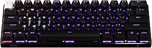 Logitech G Pro X 60 Lightspeed Wireless Gaming Keyboard, Ultra Compact Tkl 60% Mechanical Keyboard For Windows Pc, Lightsync Rgb, Dual-Shot Pbt Keycaps, Gx Optical Tactile Switches - Black (Renewed)