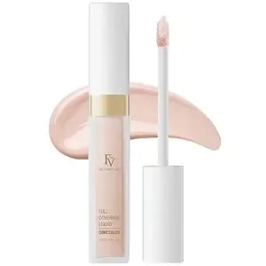 Fv Waterproof Liquid Concealer Makeup Full Coverage Longwear 02 Light - For Dark Circles, Redness, Fine Lines And Acne, Lightweight Hydrating Concealer Makeup For Women