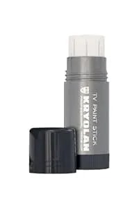 Kryolan Tv Paint Stick - 070 Matte White Makeup Stick - Foundation Makeup - Makeup For Tv, Theater, Stage, Acting, Face And Body, Full Coverage Cream Concealer Foundation - Made In Usa (25 G)