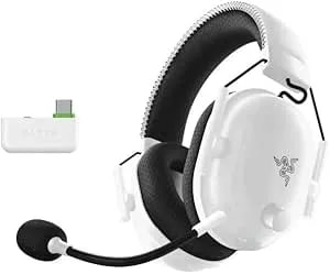 Razer Blackshark v2 Pro Wireless Xbox Gaming Headset: 50mm Drivers - Super Wideband Mic - Plush Noise Isolating Earcups - For Xbox, ps5, Console, Pc, Mac - White (Renewed)