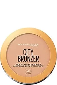 Maybelline New York City Bronzer Powder Makeup, Bronzer And Contour Powder, 200, 0.32 Oz.
