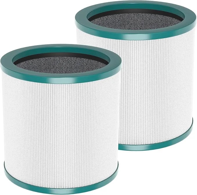 2 Pack tp01 Filter Replacement For Dyson Tower Purifier Pure Cool Link - Fits tp01, tp02, tp03, am11 & bp01 Models, Hepa Air Filter, Compare To Part 968126-03