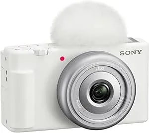Sony Zv-1f Vlog Camera For Content Creators And Vloggers White