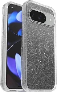 Otterbox Symmetry Clear Case For Google Pixel 9 / Pixel 9 Pro, Shockproof, Drop Proof, Protective Thin Case, 3x Tested To Military Standard, Stardust/Clear