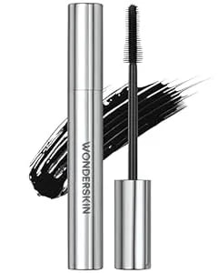 Wonderskin Mascara - Black Mascara For Volume, Length, And Curl - Lengthening, Volumizing & Smudge Proof Lash Makeup