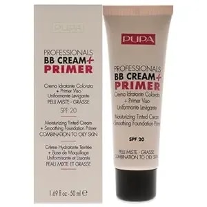 Pupa (Light-Medium) - Milano Professionals Bb Cream + Primer, Combination - Oily Skin 50 Ml