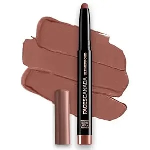 Facescanada Hd Intense Matte Lipstick, Feather Light Comfort, 10 Hrs Stay, Primer Infused, Flawless Hd Finish, Made In Germany, Brown, Red, Pink, Purple, Nude Lip Color, Expresso, 0.05 Oz