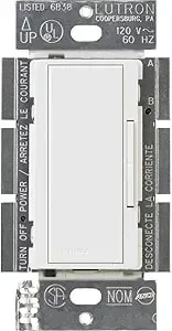Lutron Maestro Companion Multi-Location Dimmer Not For Standalone Use Ma-R-Wh, White