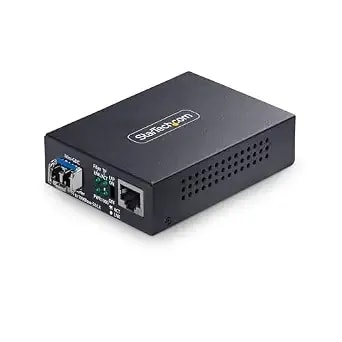Startech Single-Mode (Sm) Lc Fiber Media Converter, 40km, For, Taa - Standalone Gigabit Ethernet To Fiber Converter, 10/100/1000 Networks, mcm1110smlc40