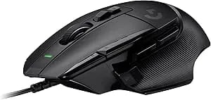 Logitech G502 X Wired Gaming Mouse - Lightforce Hybrid Optical-Mechanical Primary Switches, Hero 25K Gaming Sensor, Compatible With PC - Macos/Windows - Black
