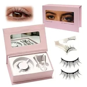 Magnetic Lashes With Applicator, Magnetic Eyelashes Natural Look, No Glue Needed Reusable False Eyelashes Kit Easy To Apply And Remove, Lightweight Soft And Comfortable For Daily Makeup(gl10)