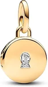 Pandora Openable & Engravable Love Locket Dangle Charm 763066c01