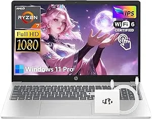 Hp 15.6" Fhd Ips Touchscreen Laptop, Amd Ryzen 7 7730u(8-Core, Beats i7-1355u) 16gb Ram 1tb Ssd, win11 Pro wifi6 Numeric Keypad Bluetooth Webcam W/Gm Accessory Computer For Business Gaming