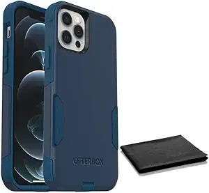 Otterbox Commuter Series Case For Iphone 12 & Iphone 12 Pro (Only) - With Cleaning Cloth - Non-Retail Packaging - Bespoke Way (Blue)
