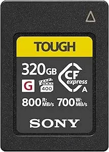 Sony Cea-G Series Tough 320gb Cfexpress Type-A Memory Card