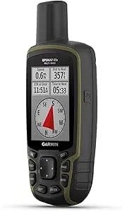 Garmin Gpsmap 65s, Button-Operated Handheld With Altimeter And Compass, Expanded Satellite Support And Multi-Band Technology, 2.6" Color Display