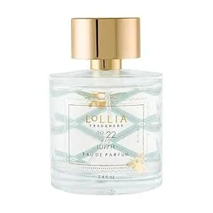 Lollia Wish Eau De Parfum, 3.4 Fl. Oz., Sugar Cane, Vanilla Bean, & Jasmine Scented Beautifully Captivating Perfume, Luxury Long Lasting Women'S Fragrance, Self Care Essentials