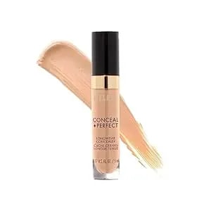 Milani Conceal + Perfect Longwear Concealer Full Coverage Infused With Hyaluronic Acid & Vitamin E, Cover Dark Circles, Blemishes & Skin Imperfections For Long-Lasting Wear - Medium Beige