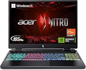 Acer Nitro 16 Gaming Laptop - Amd Ryzen 7 7840hs Octacore Cpu - Nvidia Geforce Rtx 4050 Laptop Gpu - 16" Wuxga 165hz Ips Display - 16gb ddr5 - 1tb Gen 4 Ssd - Wifi 6e - Rgb Backlit Kb - an16-41-r6wv