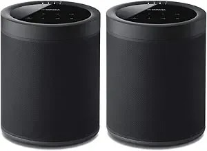 Yamaha Wx-021 Musiccast 20 Wireless Speakers - Pair (Black)