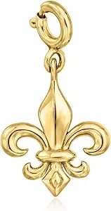 Ross-Simons 18kt Gold Over Sterling Fleur-De-Lis Charm