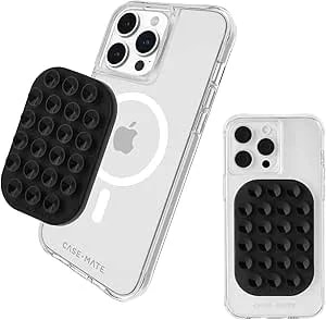 Case-Mate Stick It! Magnetic Suction Mount - Snap-On Iphone Holder - Detachable For Magsafe - Hands-Free Content Creator Essentials For Iphone 17 Pro Max/16 Pro Max/ 15 Pro Max/14 Pro Max - Black